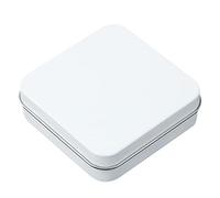 Mini Metal Tin with Lid, Portable Square Insect Proof Tin Boxes Candy Pill Condoms Storage Containers for Home Dorms