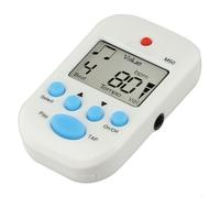 Mini Metronome for Guitar Violin Bass and Stringed Instruments, M50 Clip-On Digital Rhythm with LCD Display, TAP Function, 30-280(WHITE)