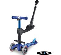 Mini Micro 3in1 Deluxe Plus Blue Kids Scooter