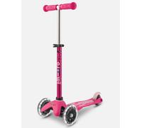 MINI MICRO Deluxe Pink Scooter LED Light Up Wheels 3 Adjustable Foldable 2.1kg
