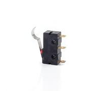 Mini Micro Limit Switch NO NC 3 Pins PCB Terminals SPDT 5A 125V 250V 29mm Roller Arc Lever Snap Action Push Micro Switches 20Pcs(Green-KW12-wan)