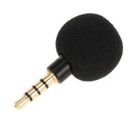 Mini Microphone for Computer and Tablet Recording, Black | Portable Omnidirectional Voice Capture, Metal and Sponge Build, 50hz-20khz Response for Games