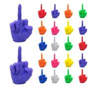 Mini Middle Finger Figurines, 50 Pack Mixed Color Hands Figures for Gag