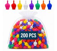 Mini Middle Fingers | 200Pack Colorful Flip the Bird Tiny Hands | Tiny Middle Fingers, 3D Printed Funny Flip the Bird Gag Gift | Adult White Elephant Stocking Stuffer Party Favor-200PCS