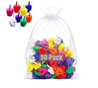 Mini Middle Fingers 50 PCS Colorful Tiny Hands Flip the Bird Gag Gift (50 PCS)