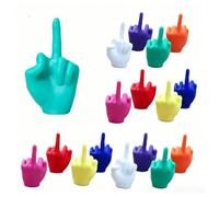 Mini Middle Fingers Colorful Flip The Bird Tiny Hands Gag Gift | Middle Finger Gifts for Adults, Gag Gift Adult Christmas White Elephant Stocking Stuffers, Tiny Hands for Desks, Party Favors