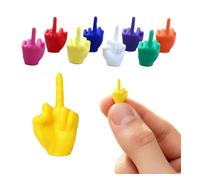 Mini Middle Fingers Gifts, Colorful Tiny Hands Gag Gift Adults (100 PCS)