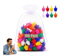 Mini Middle Fingers Set,100 Pack Flip the Bird Adult Gag Gift Christmas