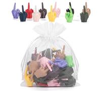 Mini Middle Fingers Tiny Hands,Hidden Prank Set,Desk Decor Novelty Gag Gift