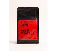 Mini & Mighty "On The House" Medium Roast Ground Coffee, 100% Arabica, 227g - Premium Artisan Blend from Brazil & Ethiopia, Rich Malt & Chocolate Notes