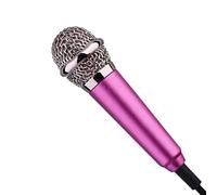 Mini Mikrofon - Smartphone | Handy Karaoke Mikrofon | Tragbares Kondensatormikrofon mit Kopfhörer für Singen Aufnahme K? Voice Chat Kompatibel mit bietetAndroid Laptop Rose Gold 1 Stück Set 1st Pack