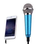 Mini Mikrofon - Smartphone | Handy Karaoke Mikrofon | Tragbares Kondensatormikrofon mit Kopfhörer für Singen Aufnahme K? Voice Chat Kompatibel mit bietetAndroid Laptop Rose Gold 1 Stück Set 1st Pack