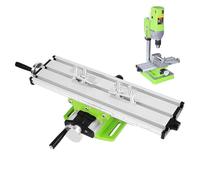 Mini Milling Table, Adjustable XY Axis Precision Workbench, Slide Plate for Table Drill, for Metal, Wood, Processing, Welding, Milling, Machining
