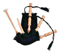 Mini Miniature Bagpipe, Rosewood Bagpipe for Beginners Playable Gift. (BlackWatch)