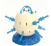 Mini Miniature Kids Board Games Pirate Bucket Plug-In Penguin Party Trick Parent-Child Interactive Games Pirate Egg Tabletop Toys Party Activity Competition for Toddlers-Very Tiny & Mini Size