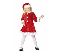 Mini Miss Santa Child Costume Small