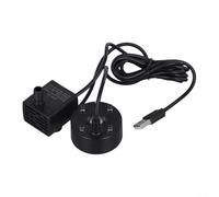 Mini Mist Maker Humidifier for Home Office Car USB Desktop Cool Mist Atomizer for Plants Aquarium Landscaping LED Lights(Black)
