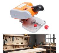 Mini Miter Cut-Off Chop Saw, 0-45° Mini Bench Cut-Off Table Saw Set, 90W Wood Metal Steel Cutter