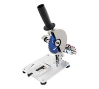 Mini Miter Saw, Portable Tabletop Cutting Machine, Adjustable 0-45°, Low Noise, 9000 RPM with Protective Cover for Wood, Steel, Aluminum, Acrylic Boards