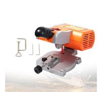 Mini Mitre Saw 90W Portable Cut-Off Machine with 50mm Steel Blade 7800rpm Table Saw with Limit Switch for Precise Angle Cutting and Craft Frame Making