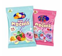 Mini Mochi Candy Variety Bundle - Pack of 2 (2 x 90g) - Assorted Fruit Flavours (Melon, Mango, Strawberry, Raspberry, Cherry, Blackberry) - Soft Chewy Bite Size Sweets - Includes Thank You Card