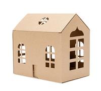 Mini Model House Kit - DIY Paper Craft Toy, Creative Building Set, Educational Activity Kit | Children Gift For Birthday Christmas Holidays Creative Learning Imagination Development Fun