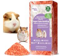 mini&moe Guinea Pigs Bedding 50L After Expandsion: Odor Control and Dust-Free Moisture Absorbent Natural Paper Small Pet Bedding - for Hamsters,Bunny and Rabbits