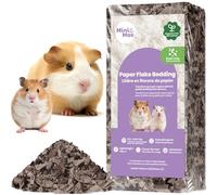 mini&moe Guinea Pigs Bedding Hamster Bedding: Moisture Absorbent and Dust-Free Natural Paper Small Pet Bedding - for Guinea Pigs, Hamsters, and Rabbits, 17 Liters