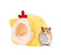 mini&moe Hamster Bed - Small Animal Warm House Cozy Sleeping Chew Proof Fleece Nest Hamster Cage Accessories for Dwarf Gerbil, Rat,Sugar Glider