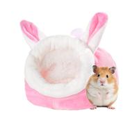 mini&moe Hamster Bed - Small Animal Warm House Cozy Sleeping Chew Proof Fleece Nest Hamster Cage Accessories for Dwarf Gerbil, Rat,Hedgehog, Sugar Glider