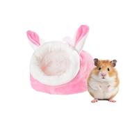 mini&moe Hamster Bed - Small Animal Warm House Cozy Sleeping Chew Proof Fleece Nest Hamster Cage Accessories for Dwarf Gerbil, Rat,Hedgehog, Sugar Glider