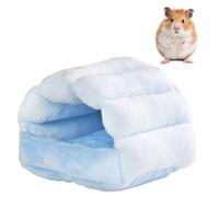 mini&moe Hamster Hideout - Warm Hamster BDE Cozy Sleeping Chew Proof Small Animal Fleece Nest Cage Accessories for Dwarf Gerbil, Rat, Hedgehog, Sugar Glider