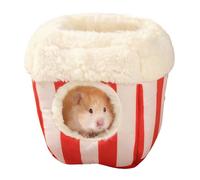mini&moe Hamster Hideout - Warm Hamster BDE Cozy Sleeping Chew Proof Small Animal Fleece Nest Cage Accessories for Dwarf Gerbil, Rat, Hedgehog, Sugar Glider