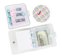 Mini Money Envelope, Money Envelope, $500 Saving Challenge, 25 Cash Envelopes, Reusable Budget Book with Money Envelopes, Envelope, Savings Challenge