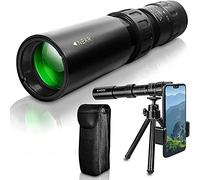 Mini Monocular Telescope, With Smart Phone Stand Tripod Adjustable Optical Zoom 10-300x25 Portable Monocular Telescope Suitable For Hiking Camping Travel
