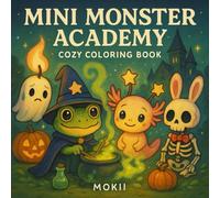 Mini Monster Academy: Cozy coloring book (Mokii’s Whimsical Worlds A satisfying and cute coloring book series)