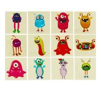 Mini Monster Tattoo Stickers - Pack of 12