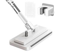 Mini Mop, Clip Design Cleaning Tool, Wet Dry Zero-Touch Floor Cleaner, Microfiber Cleaning Device, Tool Collection with Easy Use Function, Home Bathroom Living Room Hardwood Tile Laminate Marble