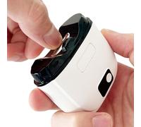 Mini Mop - Portable Foldable Cleaning Scrubber, Manual Press Water Squeeze Mop, Three Hundred Sixty Degree Rotating Cloth Replacement Structure With Efficient Wiping Performance | For Home Car Kitchen