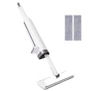Mini Mop Self Squeezing Absorbent Small Mop Wet and Dry Use Mini Hand Mop with Squeezee Scraper ＆ Gap Brush Small Spaces Cleaning System with 2 Refill Pads for Glass Walls Window