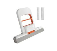 Mini Mop - Small Desktop Cleaning Tool, Short Handle Sponge Mop, Compact Housekeeping Kit | Handy Desk with 3 Replacement Heads for Corners Kitchen Counter Living Room Bathroom Tableware Home