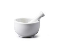 Mini Mortar and Pestle Set - WM Bartleet & Sons Small and Compact 7cm Pestle and Mortar Grinder Perfect for Crushing and Grinding Herbs and Spices with Ease - Made from Hard Wearing Porcelain