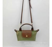 (Mini moss green, Single bag) Faron I In Mini Dumpling Bag Coin Mobile Phone Bag, Shoulder Oblique Span Handbag With Pores, Shoulder Straps Women's Bag