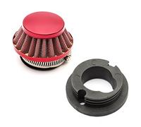 Mini Moto 49cc Red 44mm Air Filter & 28mm Black V-Stack Minimoto Dirt Bike