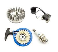 Mini Moto Dirtbike Blue Pull Start Flywheel Spark Plug Ignition Coil 47cc 49cc