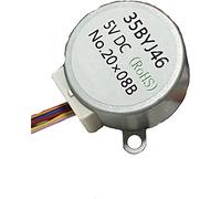 Mini motor, 35BYJ46 Step Gear Motor, DC 5V 12V 300 Ohms, 24V Permanent Magnet Small Stepper Motor, Humidifier Repair Parts Mini Precision(5v 20 Ohms)