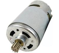 Mini motor,Cordless Charge Drill Screwdriver Motor, 10.8V 12V 14.4V 16.8V 18V 21V 25V, RS550 Motor with 12 Teeth 9 Teeth Gear, 3mm Shaft Mini Precision(18v,9teeth)