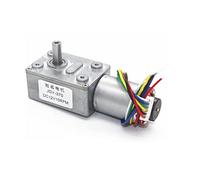 Mini Motor D C6V 12V 24V 2rpm to 150rpm Low Speed High Torque Full Metal Gearbox Encoder Turbo Worm Gear Motor : 6, Voltage : DC 6V)(Onecolor,4)