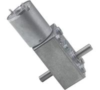 Mini motor，High Torque Worm Reduction Motor, DV 6V 12V 24V, Double Shafts Turbo Gear Motor, DIY Electric Toy Car Motor Mini Precision(12v)
