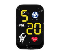 Mini Motorcycle Clock - Dashboard Mount Waterproof, Motorbike Gauge Screen, Night Visibility Glow, Handlebar Time Keeper Watch, Cycling Enthusiasts Gear, Small Black Timer Urban Road Riding